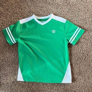 Vibrant Green Kids Awana T&T Tee with White Details